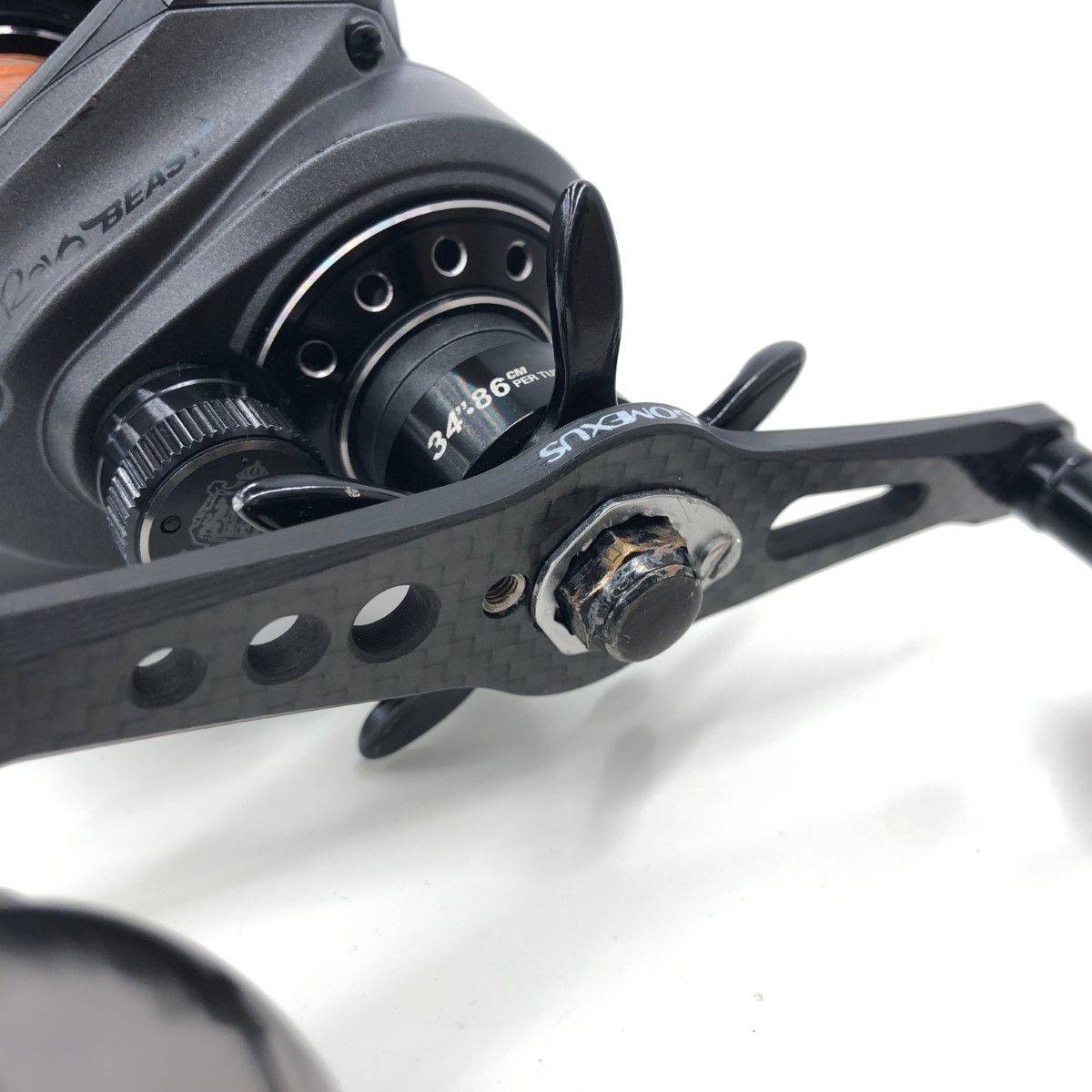 σσ【中古】Abu Garcia アブガルシア ゴメクサスダブルハンドル/スプール付 レボビースト 40-HS やや傷や汚れあり