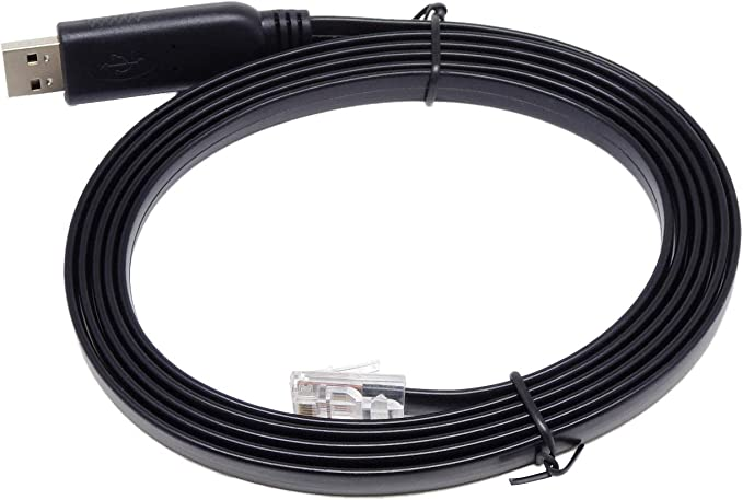 KAUMO CONSOLE(RJ45) USB変換 コンソールケーブル (ブラック 2.0m FTDIチップ) ::56967 メルカリShops