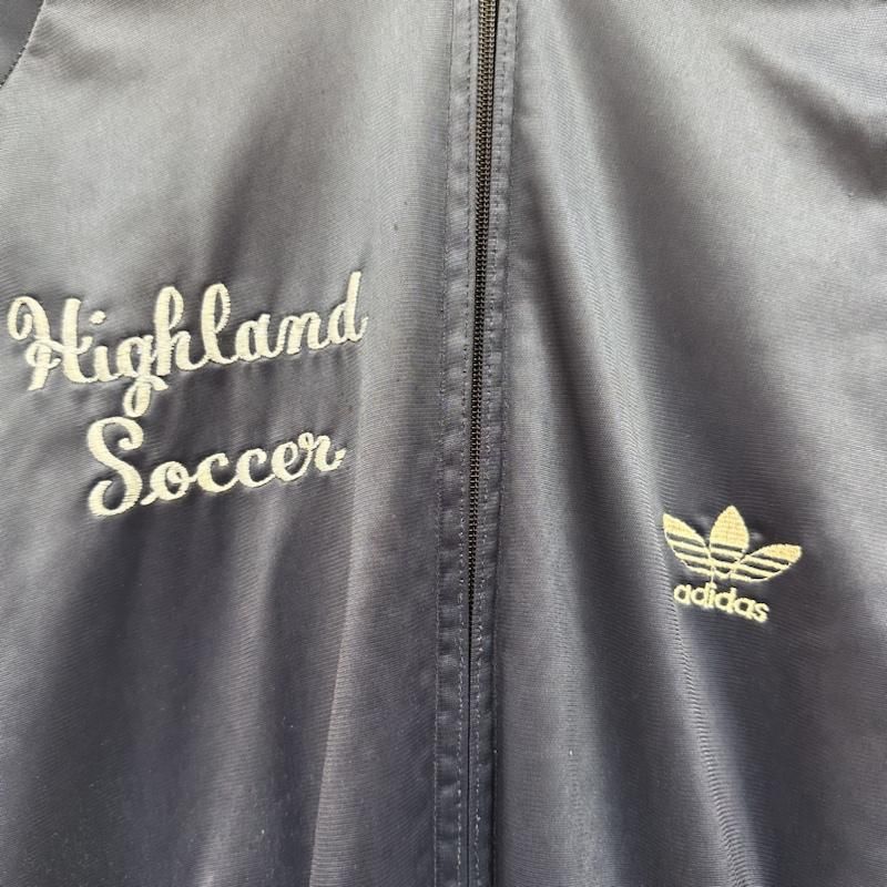 adidas アディダス ジャケット 上着 ジャンパー ブルゾン 80s ATP 刺繍 袖 ライン トラック ジャケット ジャージ