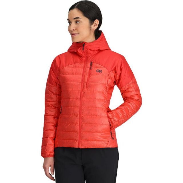 【送料無料】 アウトドアリサーチ レディース ジャケット・ブルゾン アウター Helium Down Hooded Jacket - Women's Sunrise