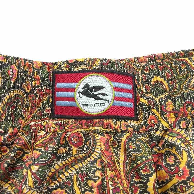 ETRO ペイズリー柄　ハーフパンツ エトロ ETRO ハーフパンツ ショーツ ペイズリー 花がら 総柄 44