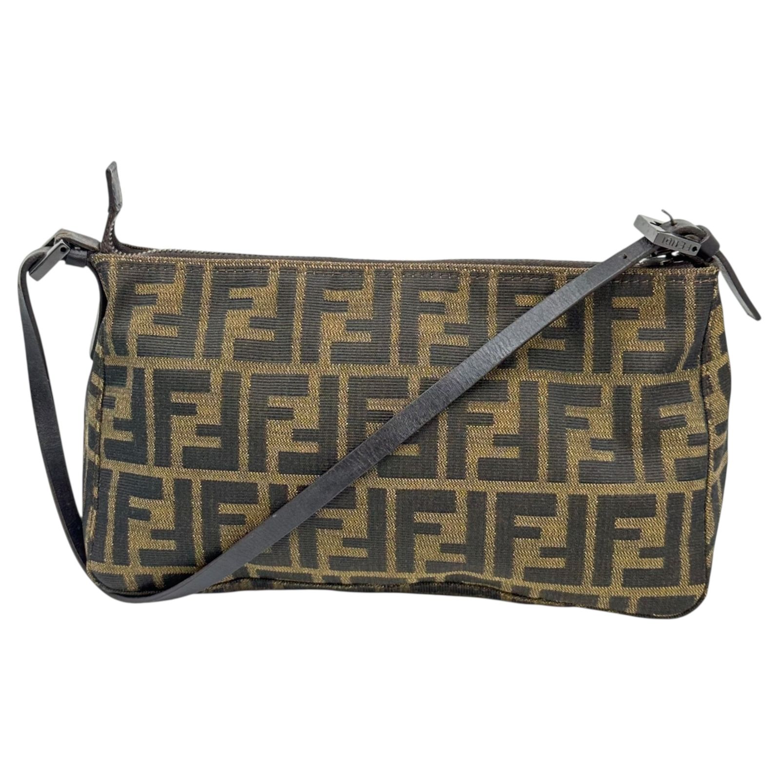 【新品未使用】FENDI ズッカ　ロゴポーチ FENDI(フェンディ) Old Zucca Pattern Accessory Pouch オールド