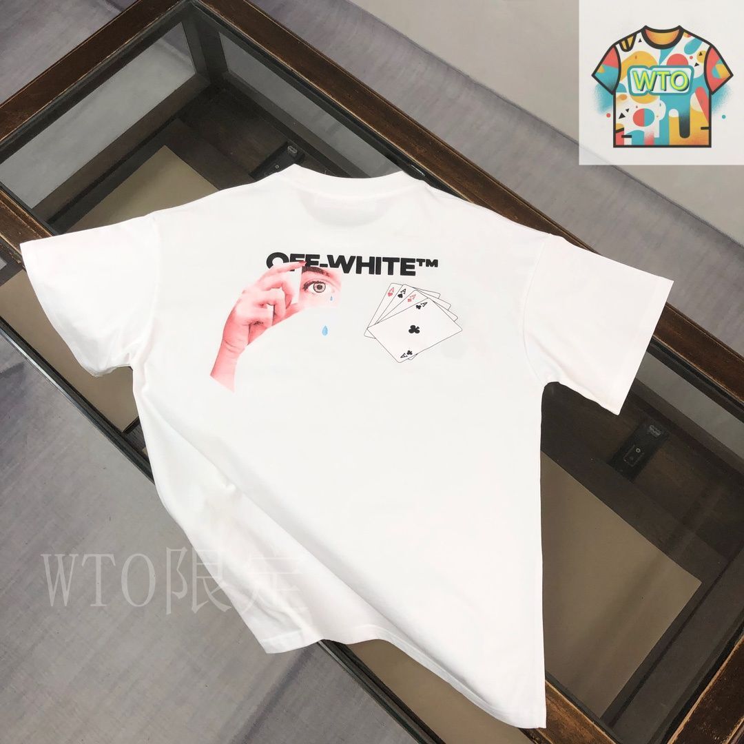 今日WTO】OFF-WHITE 2025SS カップル丸首 T シャツ-ZX43 - メルカリ