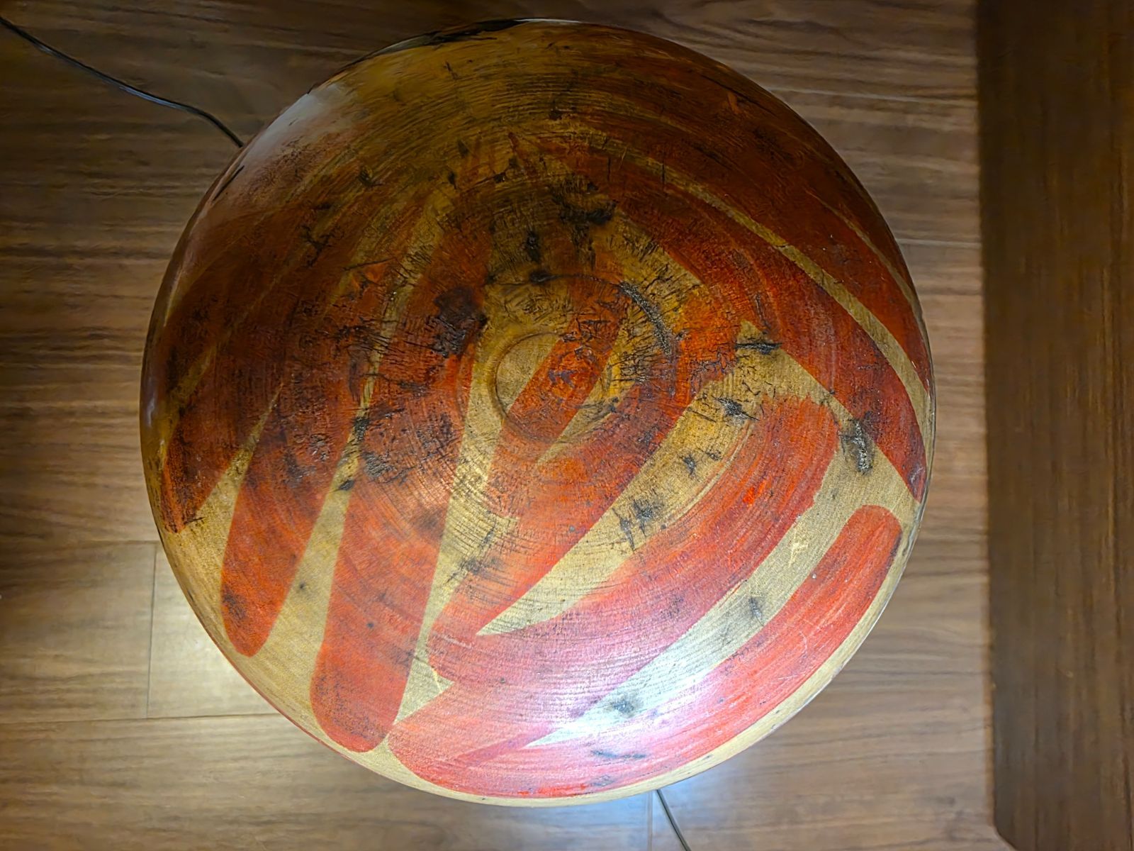 伝統的な手描きのこけし 約60cm 我妻吉助 (遠刈田系) 高さ62cm 幅15cm