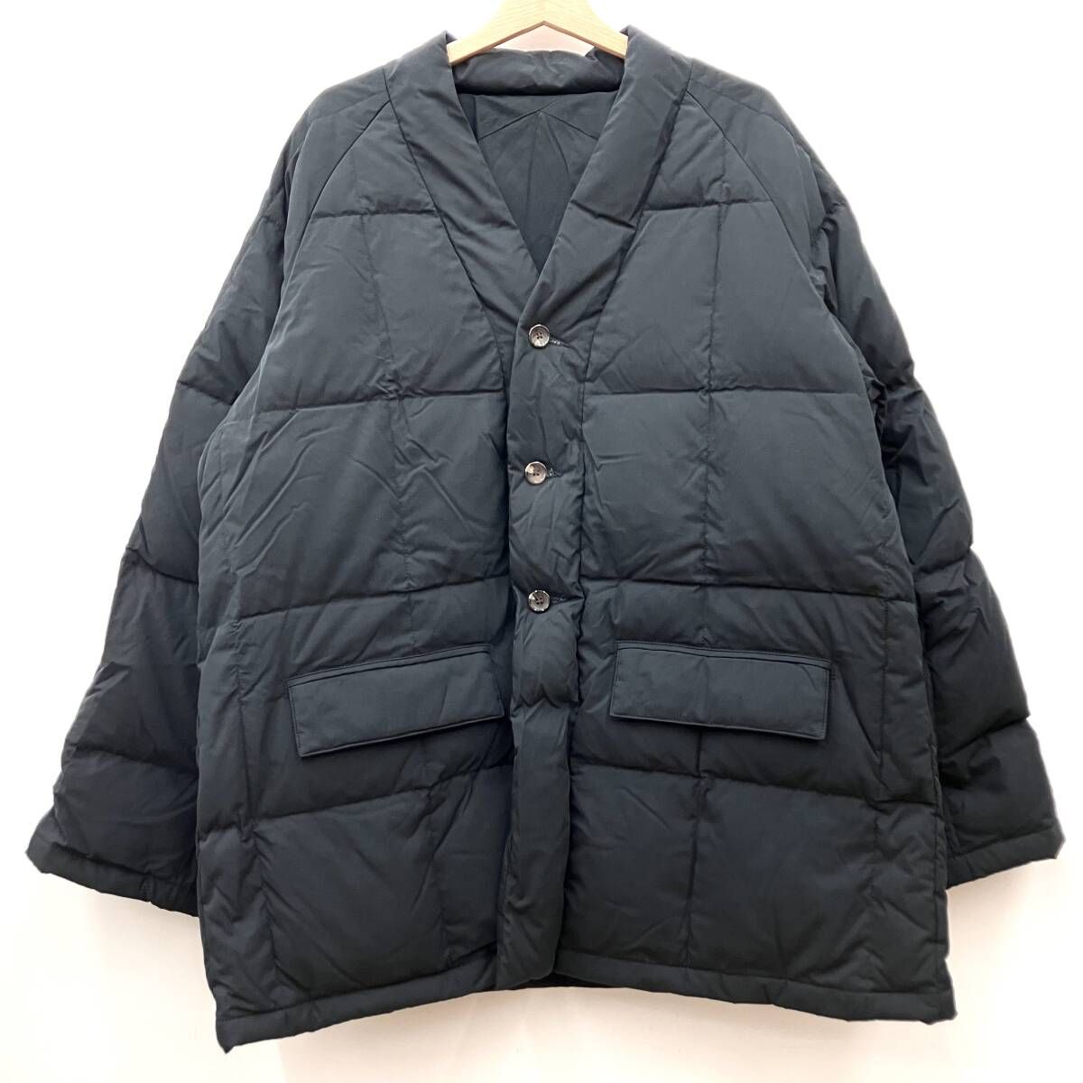 Sillage シアージ ダウンジャケット 日本製 ブラック フリーサイズ