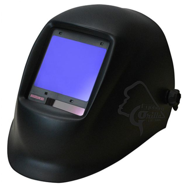 スズキッド SUZUKID 自動遮光溶接面アイボーグ ゴリラ GORILLA EB-300G 溶接 溶断 切断用保護具 遮光 青