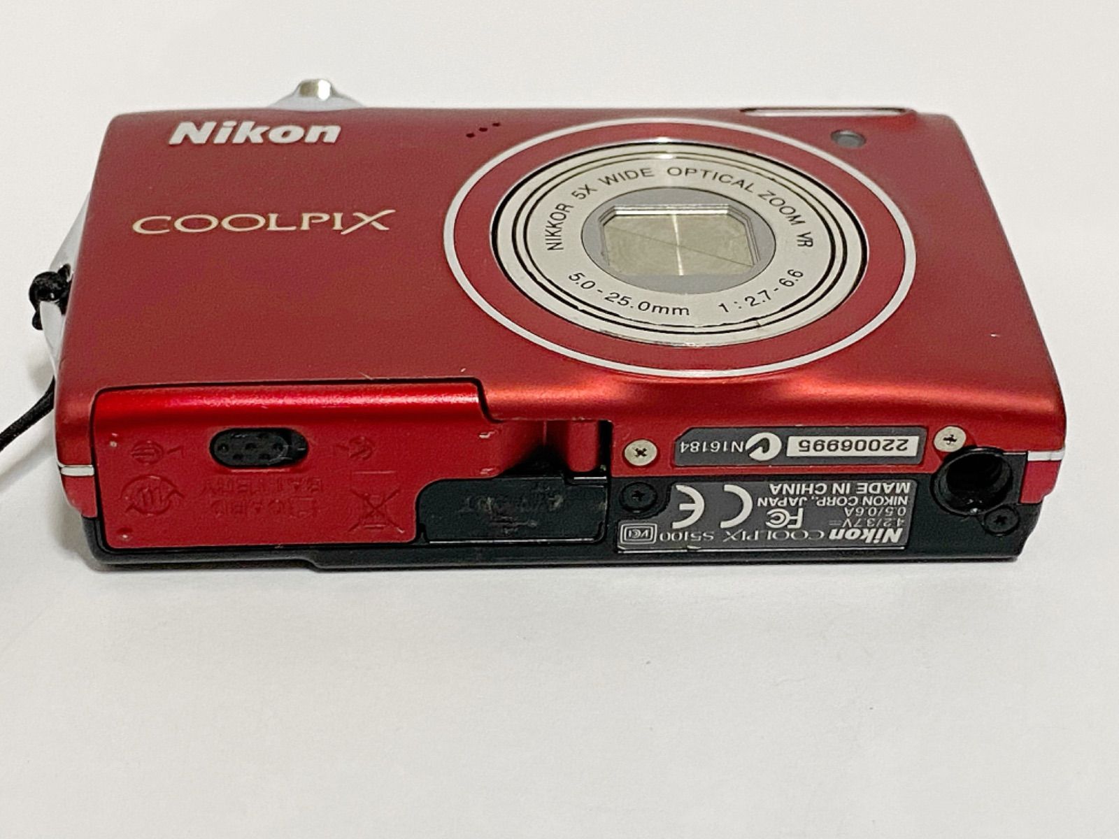 Nikon COOLPIX S5100 ニコン コンパクトデジタルカメラ レッド