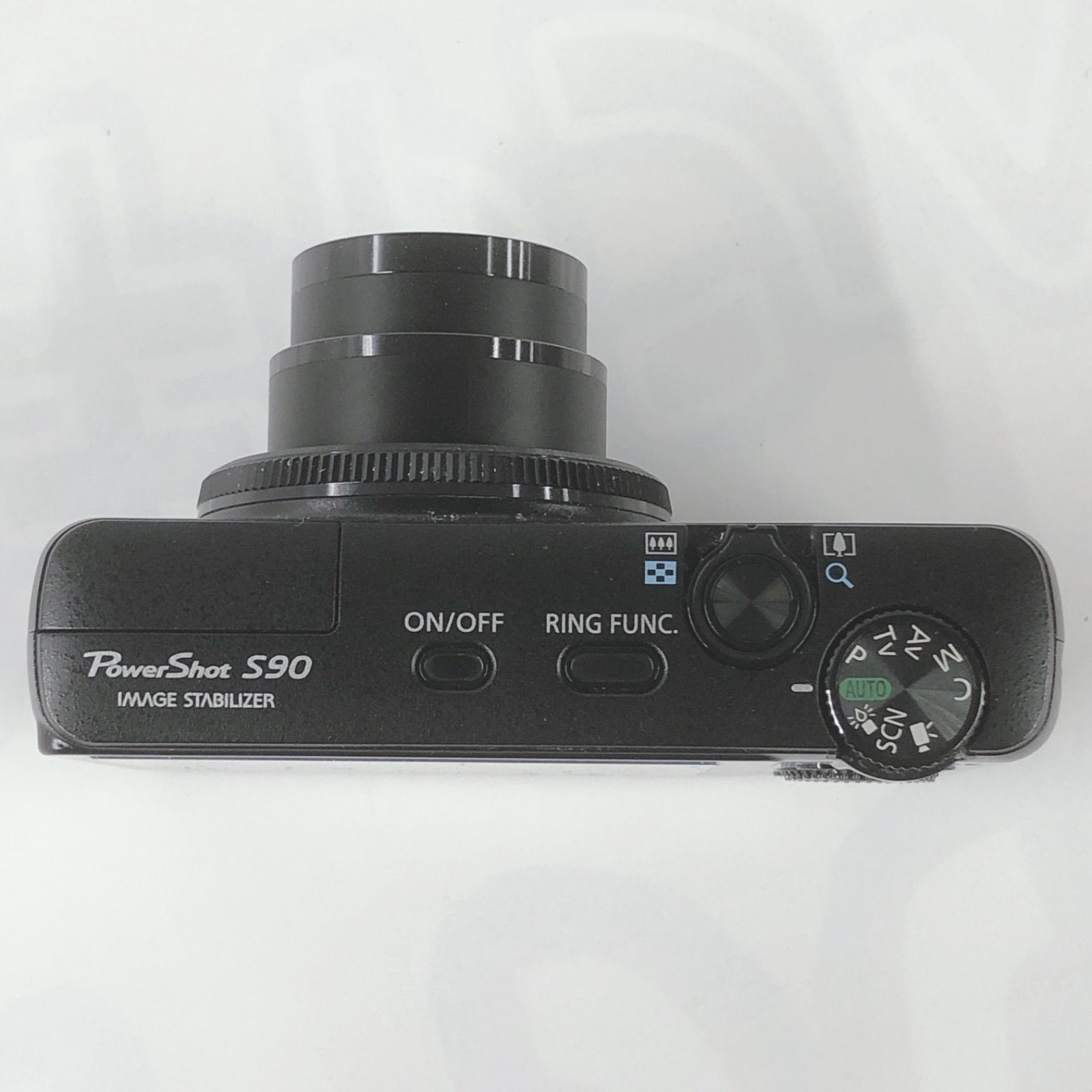 Canon PowerShot S90 PC1429 ブラック デジタルカメラ ジャンク品 