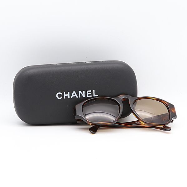 Used 通常品】シャネル CHANEL サングラス 眼鏡 べっ甲 ブラウン