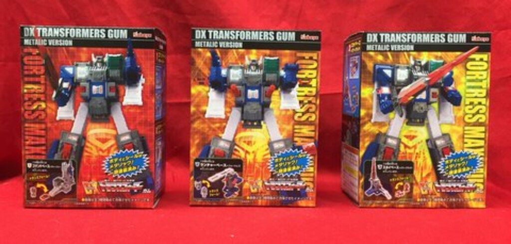 カバヤ DXトランスフォーマーガム メタリックバージョン フォートレス