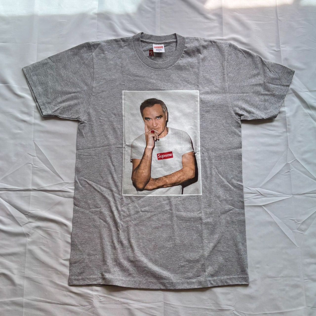 Supreme 16SS Morrissey Tee モリッシーフォト　Mサイズ 16ss Supreme Morrissey Tee Navy Mサイズ シュプリーム