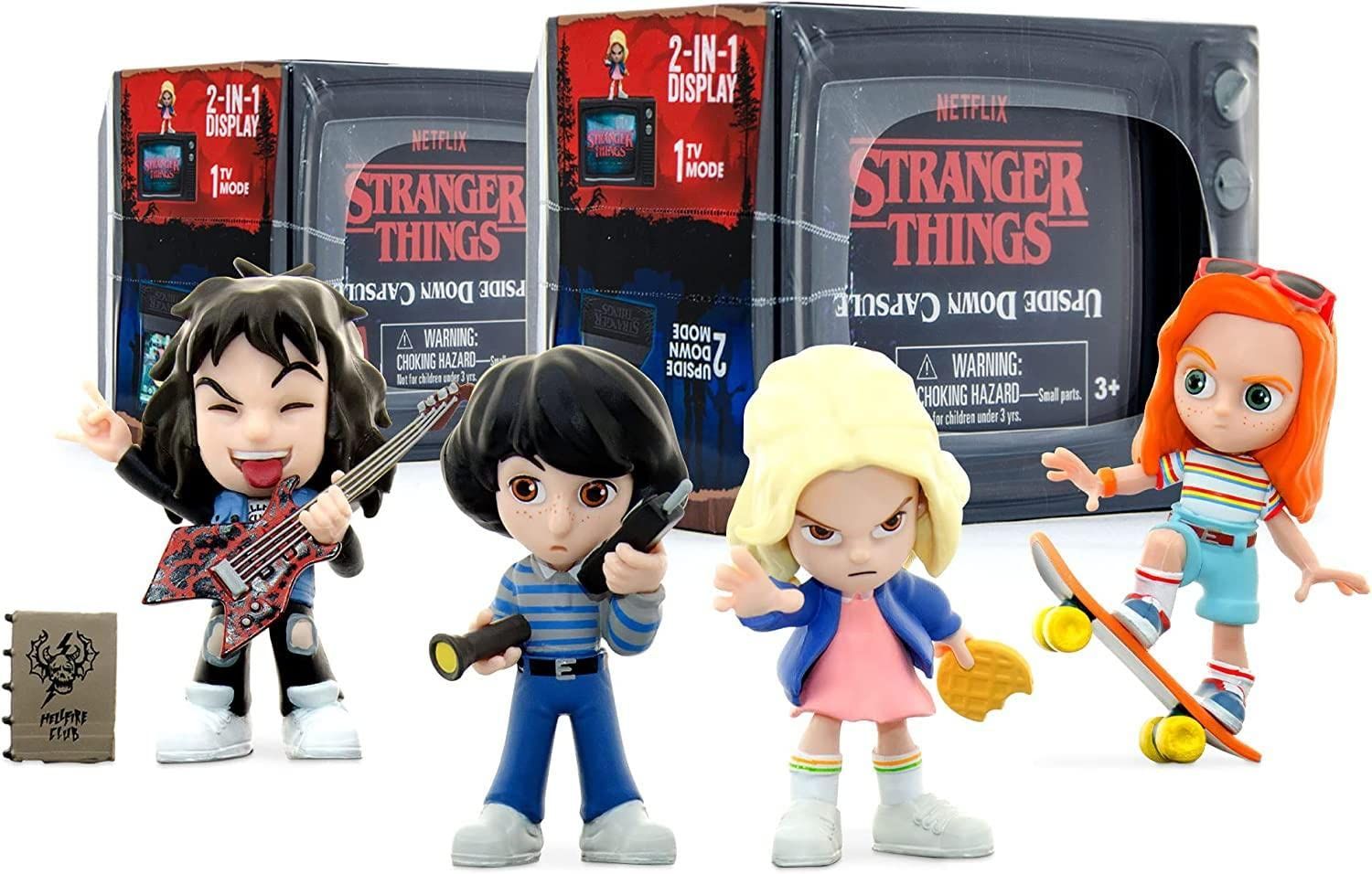 ストレンジャーシングス アップサイドダウンカプセル フィギュア 3点セット ストレンジャーシングス アップサイドダウンカプセル フィギュア