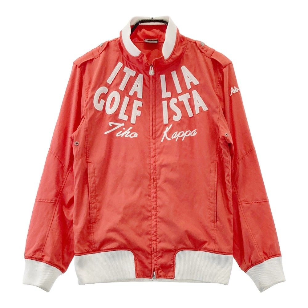 サイズ：L KAPPA GOLF カッパゴルフ ジップジャケット レッド系