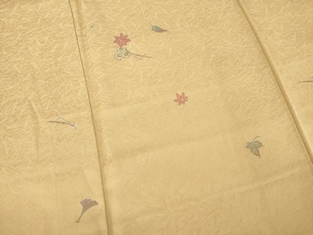 平和屋着物○友禅作家の巨匠 浅井青仁 小紋 吹き寄せ花文 暈し染め