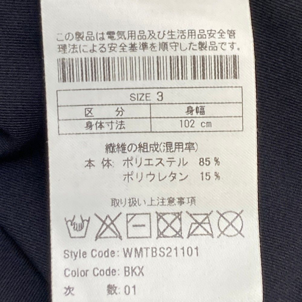 サイズ：3 WAAC ワック  長袖ポロシャツ  ブラック系 [240101420144] ゴルフウェア メンズ ストスト WEB限定】WOMEN WTO WAACKYポロシャツ ブラック