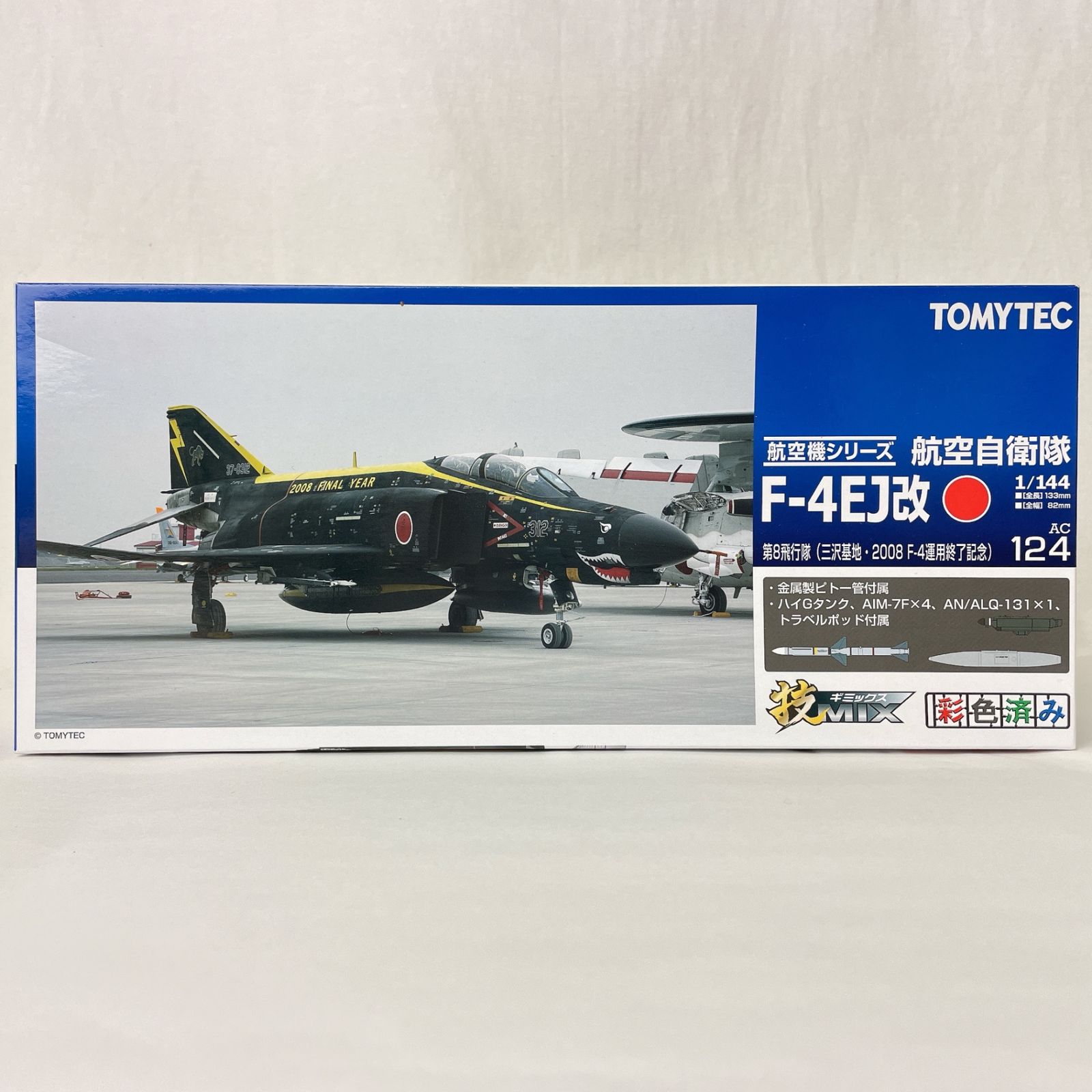 トミーテック 1/144 航空自衛隊 F-4EJ改 第8飛行隊 (三沢・2008 F-4運用終了記念) 「技MIX 航空機シリーズ AC124」  [275015] - メルカリ