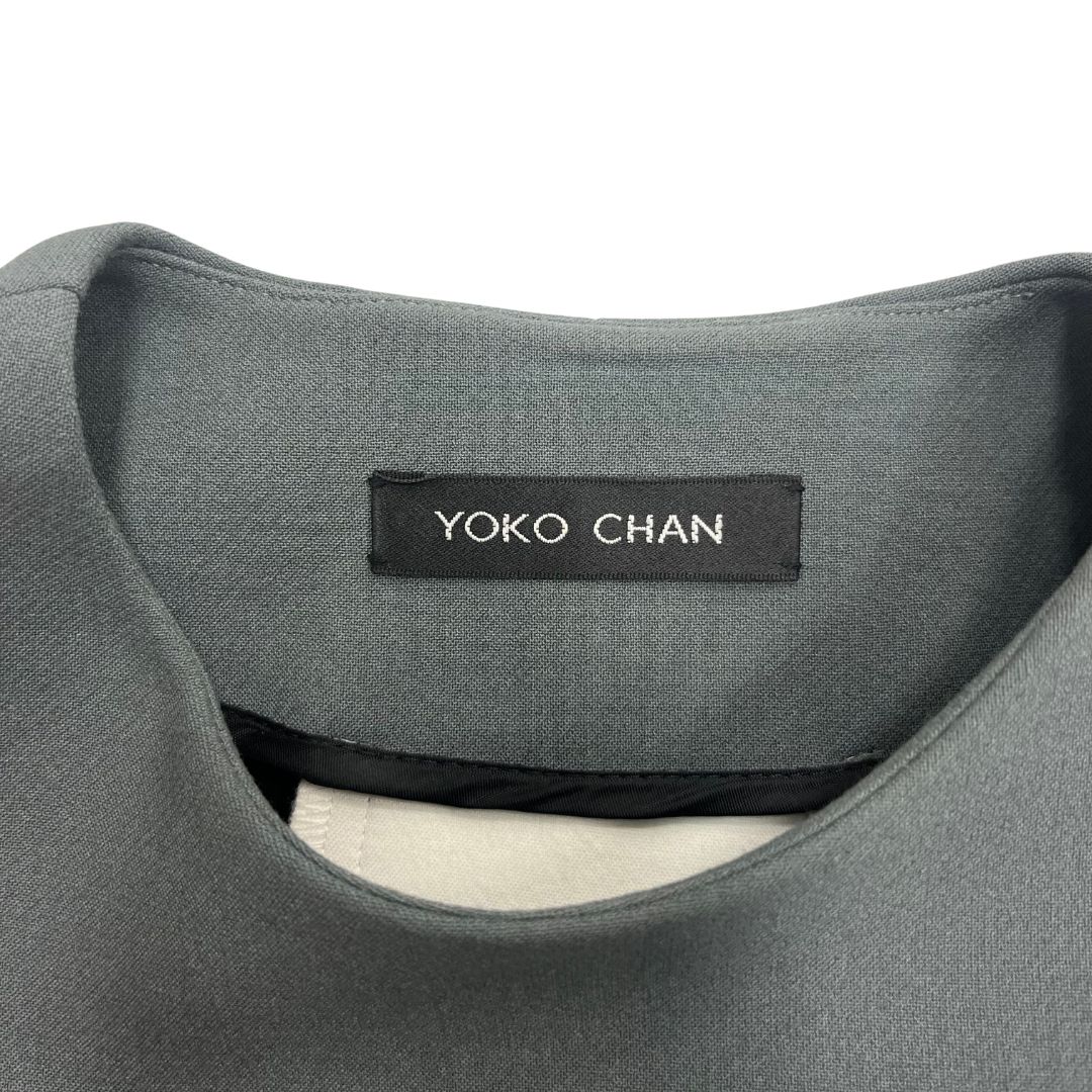YOKOCHAN（ヨーコチャン） Flared sleeve Back Box Pleats Dress