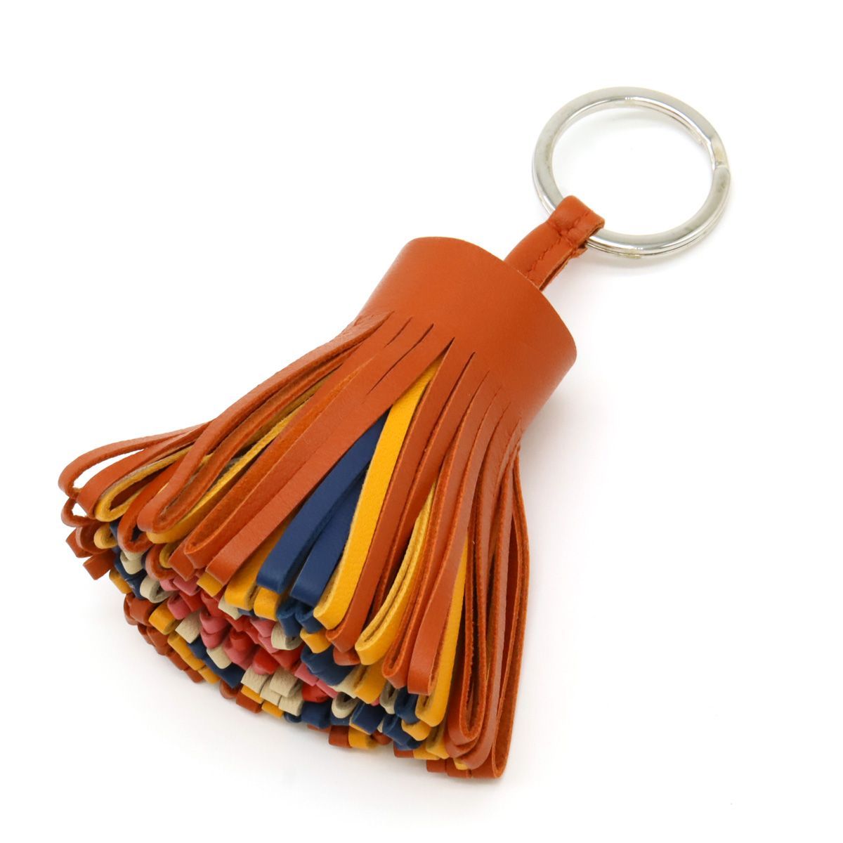 HERMES エルメス カルメン キーリング キーホルダー フリンジ