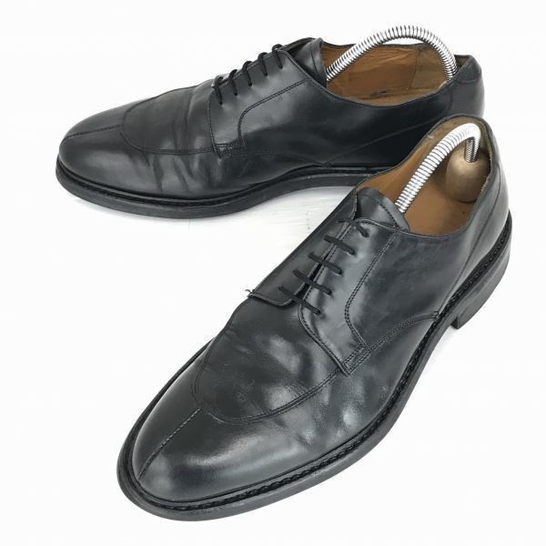 フランス名門 ベクスレー Bexley グッドイヤー製法 本革Uチップ 42 26.0-26.5 黒 ドレスシューズ ビジネス◆MF-164