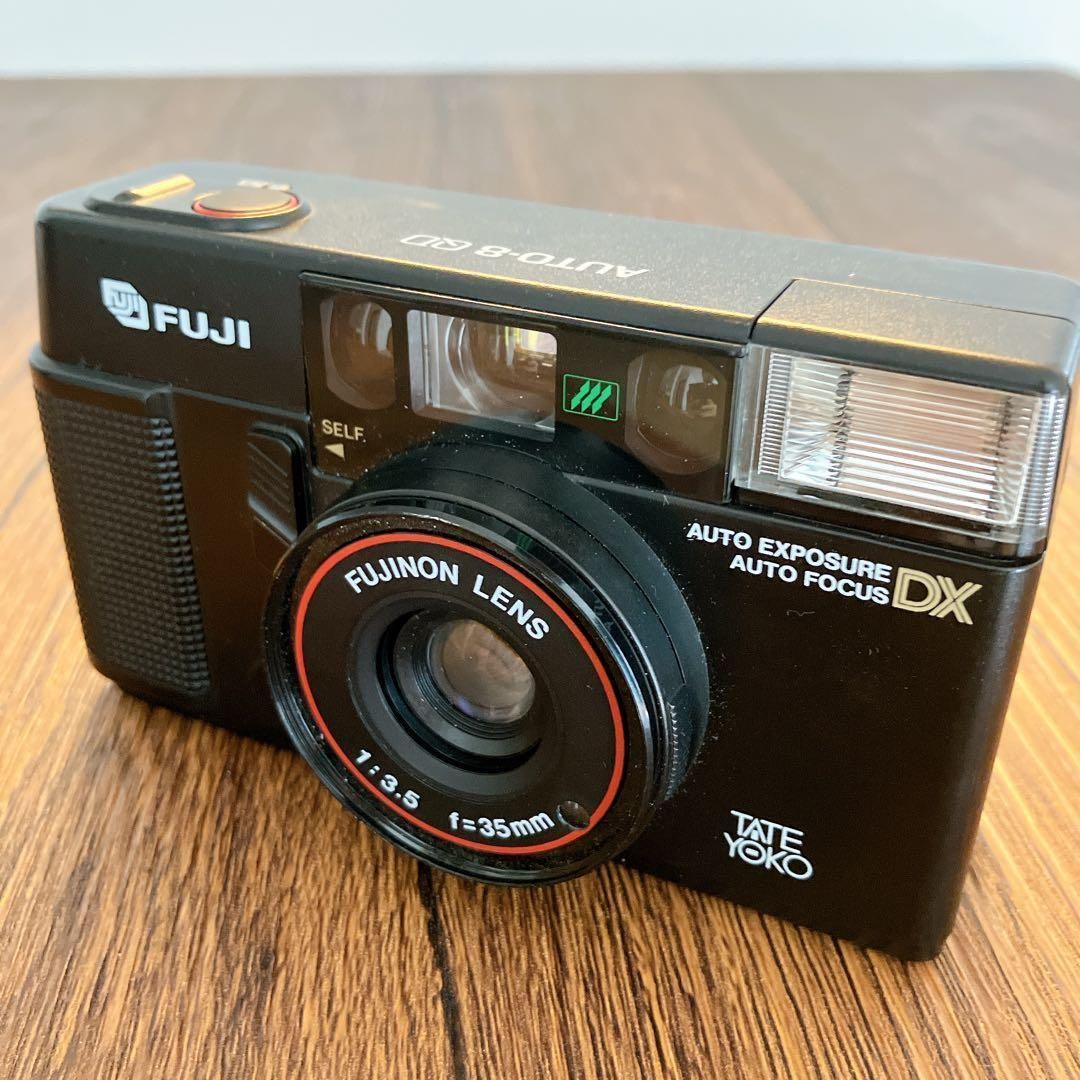 FUJI TATE YOKO コンパクトカメラ 動作確認済み FUJI AUTO-8QD TATEYOKO フィルムカメラ 動作確認済 - メルカリ