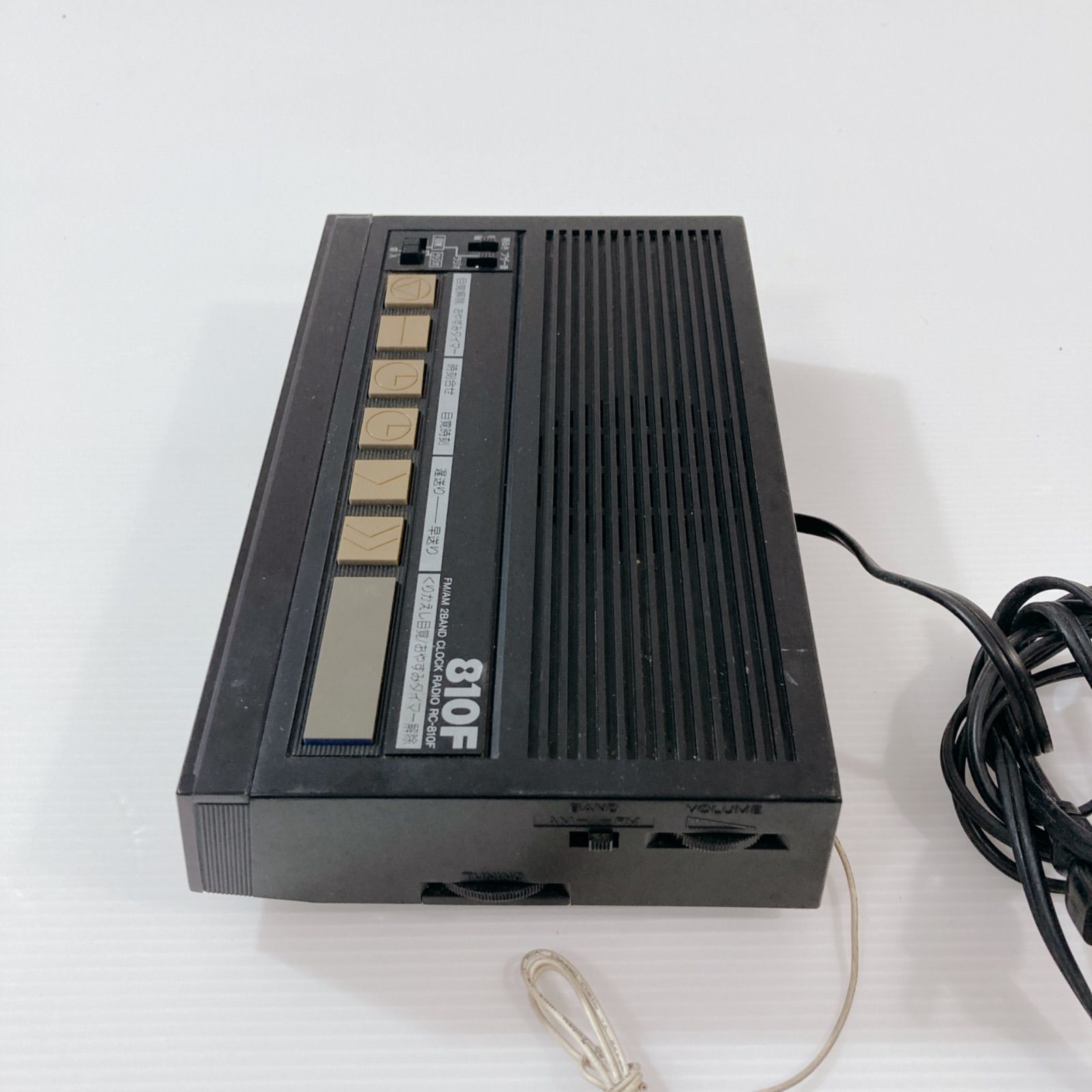 TOSHIBA 東芝電子クロックラジオ RC-810F デジタル時計 ラジオ