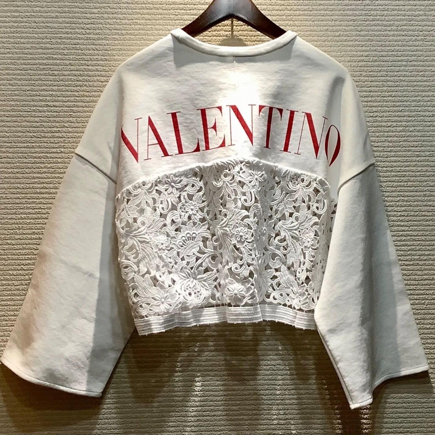 1回着 ヴァレンティノ スウェット トレーナー ブラック 黒 S 長袖