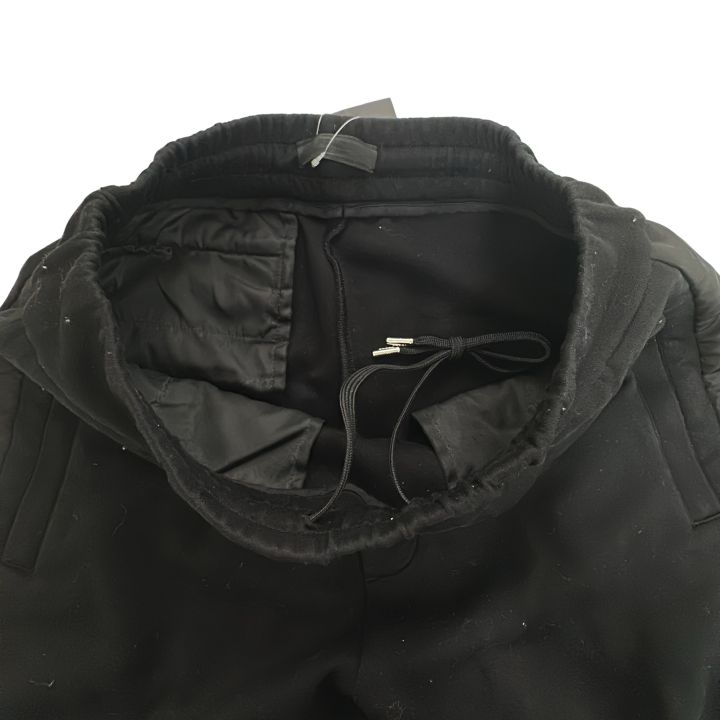  PRADA プラダ ACU 1 2025 1460 UJP 198 S 222 1100 トライアングル テクニカル コットン スウェット パンツ メンズ ブラック ジョガーパンツ スウェットパンツ パンツ