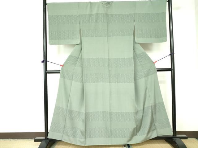 平和屋着物□江戸小紋 横段吉祥文様 正絹 逸品 DAAX1090op 平和屋着物