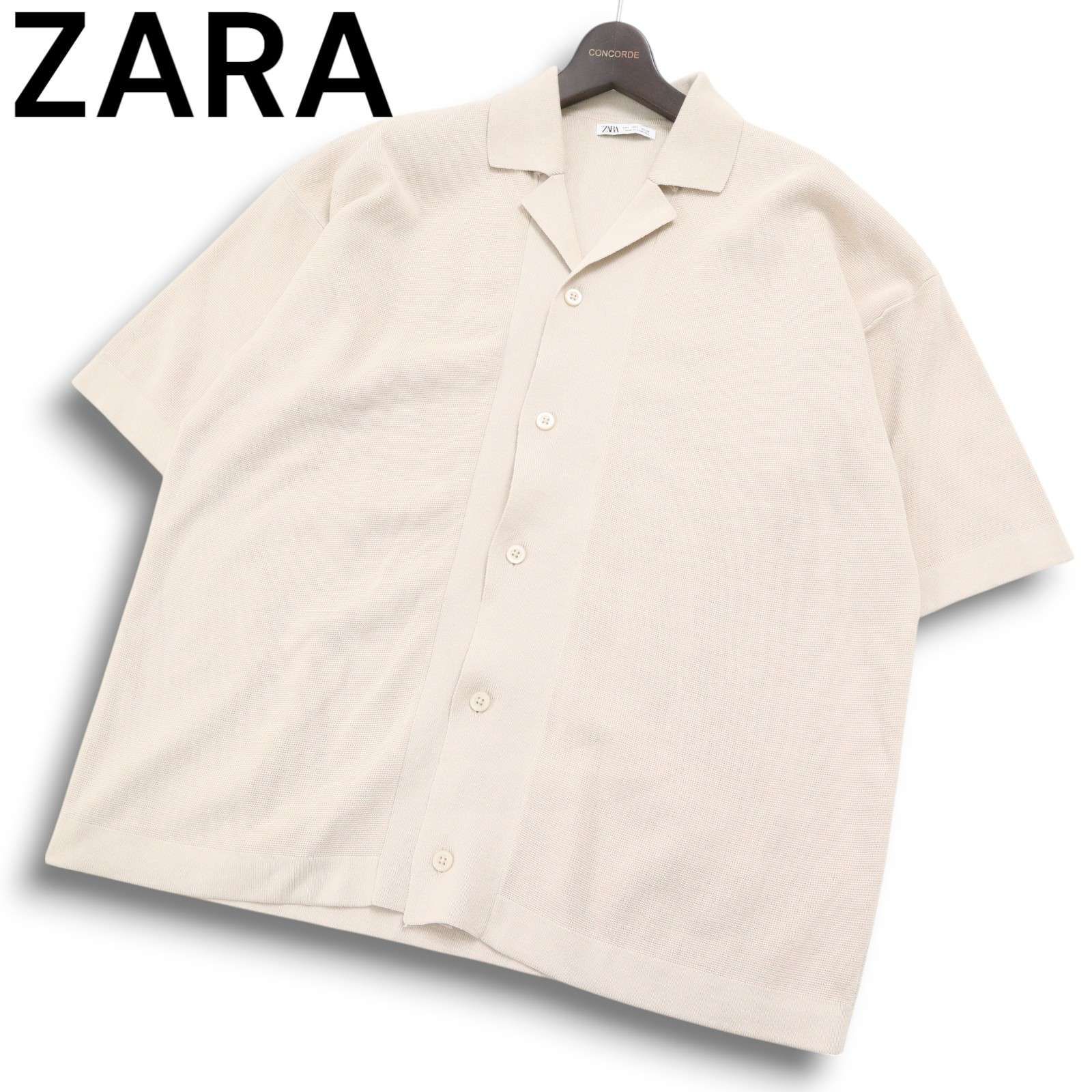 ZARA M 新品未使用 ベージュ メンズ 半袖 トレンド 7990円 ZARA ベージュ 半袖Tシャツ Mサイズ - メルカリ