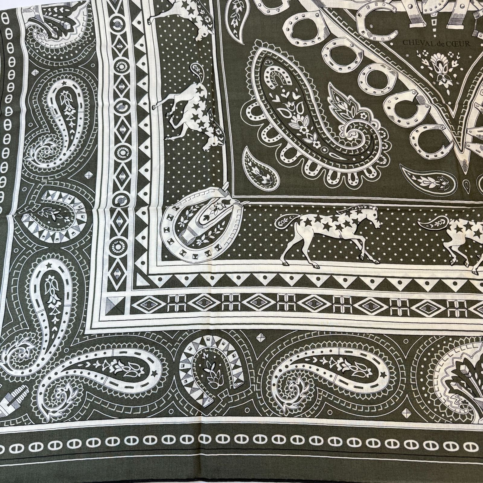 ♪エルメス カシシル シュヴァル ドゥ クール バンダナ ♪ 新品♡2025