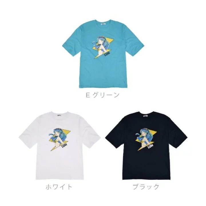 うる星やつら プリント 半袖 Tシャツ 漫画 ラムちゃん 大人 ユニ
