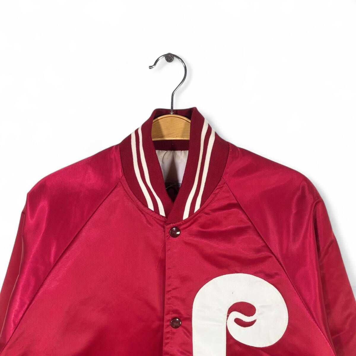 80s MLB フィラデルフィアフィリーズ USA製 ヴィンテージ スタジャン 