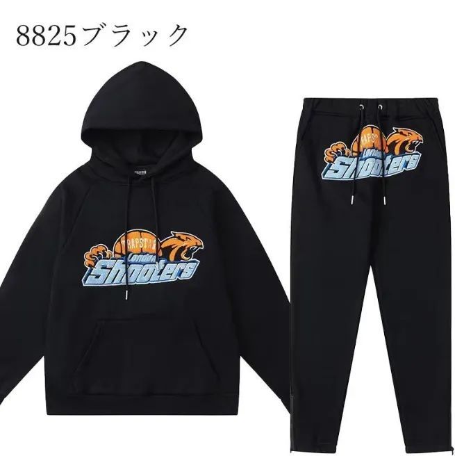 Trapstar セットアップ フーディ スウェット トラップスター ブラック