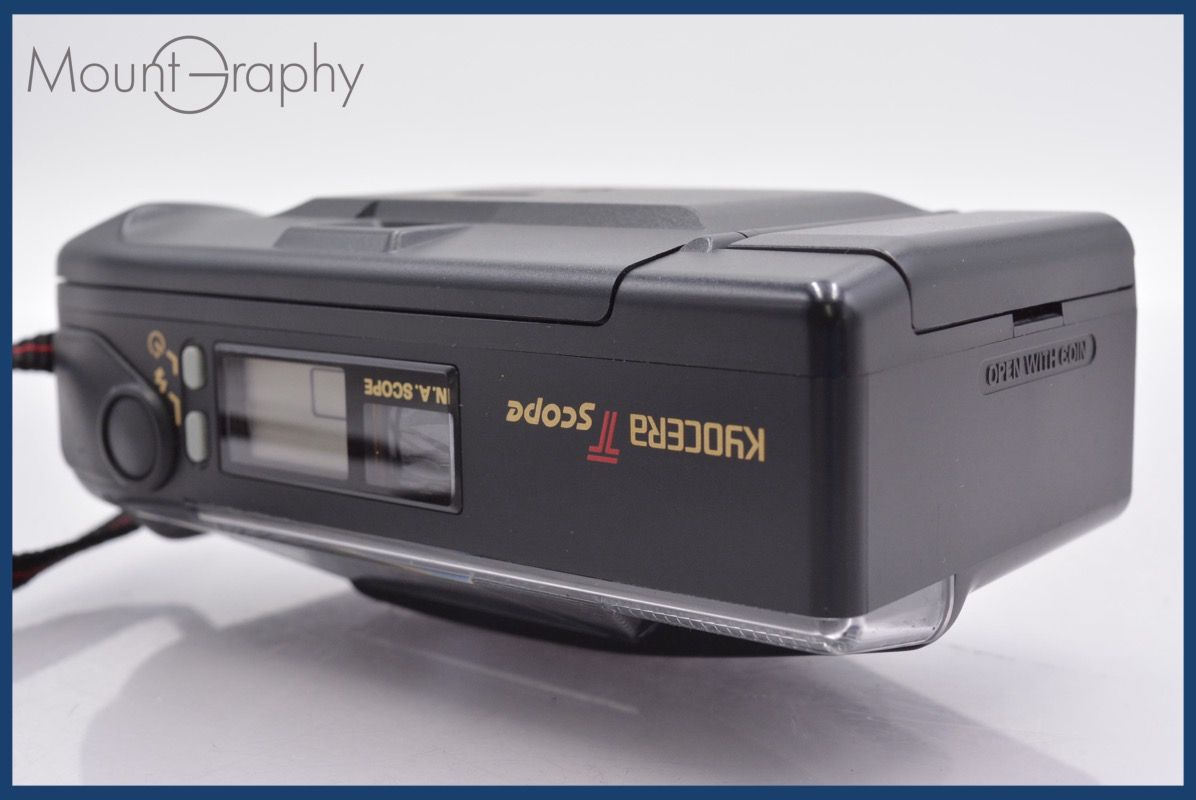 KYOCERA フィルムカメラ　Tscope 美品 中古】KYOCERA 京セラ T SCOPE 2 コンパクトフィルムカメラ