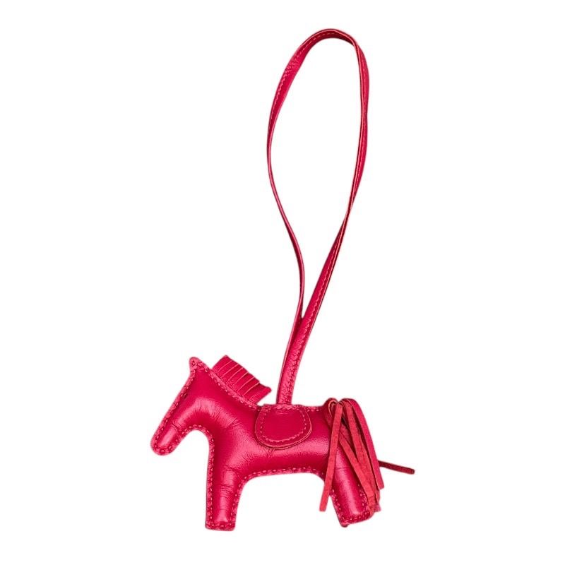 エルメス HERMES ロデオPM D刻印 ルビー アニョーミロ レディース チャーム