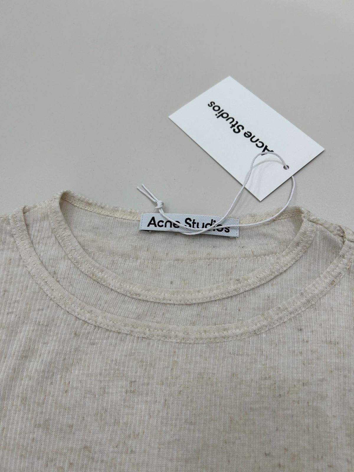 ACNE STUDIOS ダブルレイヤーロングスリーブTシャツS - メルカリ