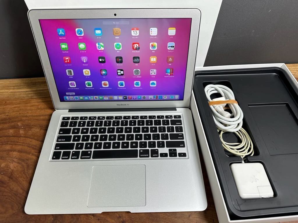 「美品」Apple MacBook Air 13inch 2017/Core i5 1.8GHZ/SSD256GB/8GB/Office2019/windows11 送料無料