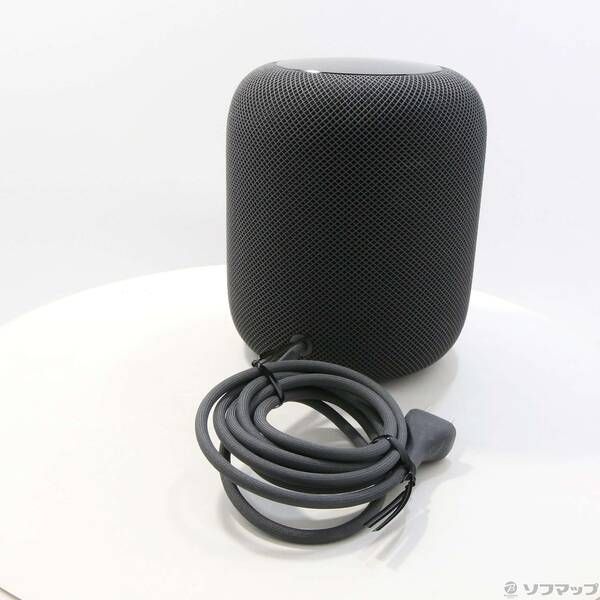 中古品〕 HomePod 第1世代 MQHW2J／A スペースグレイ【348