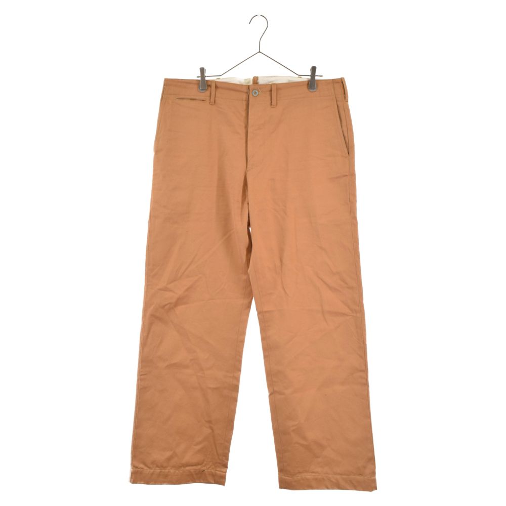 500センチワタリBuzz Rickson's バズリクソンズ MILITARY CHINOS 1945 MODEL ミリタリーチノパンツ チノパン 55-T-10280 ブラウン