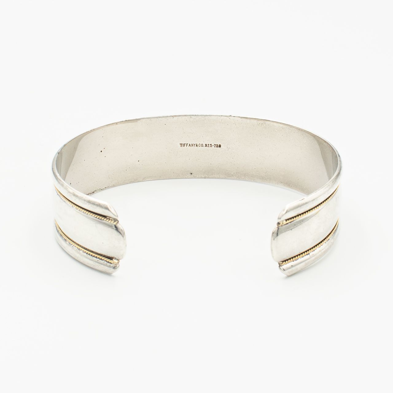 ヴィンテージ ティファニー ダブルロープ ミディアム カフ ブレスレット シルバー 17.5cm 1990年代初期 Tiffany