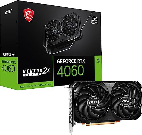 【未開封品】 MSI グラフィックスボード VD8560 MSI GeForce RTX 4060 VENTUS 2X BLACK 8G OC グラフィックス