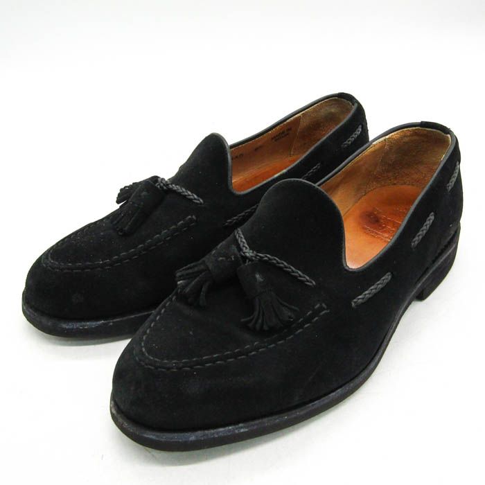 バーウィック ローファー スリッポン ビブラムソール ブランド シューズ 靴 スペイン製 メンズ 6.5サイズ ブラック Berwick 【中古】