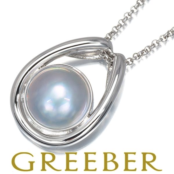 TASAKI タサキ ネックレス マベパール 真珠 13.0mm シルバー #179022