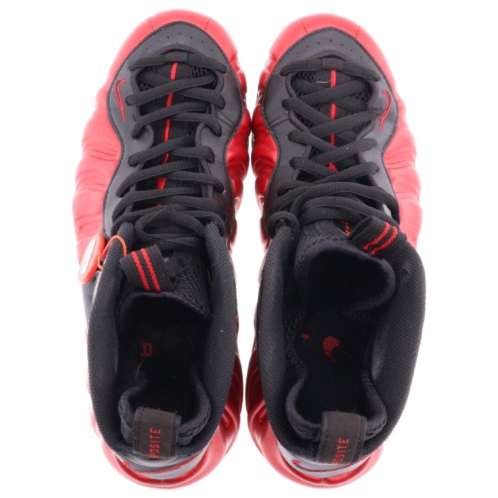 NIKE (ナイキ) AIR FOAMPOSITE PRO UNIVERSITY RRD エア フォームポジット プロ ユニバーシティー レッド  ハイカット スニーカー ブラック/レッド 624041‐604 US9.5/27.5 cm