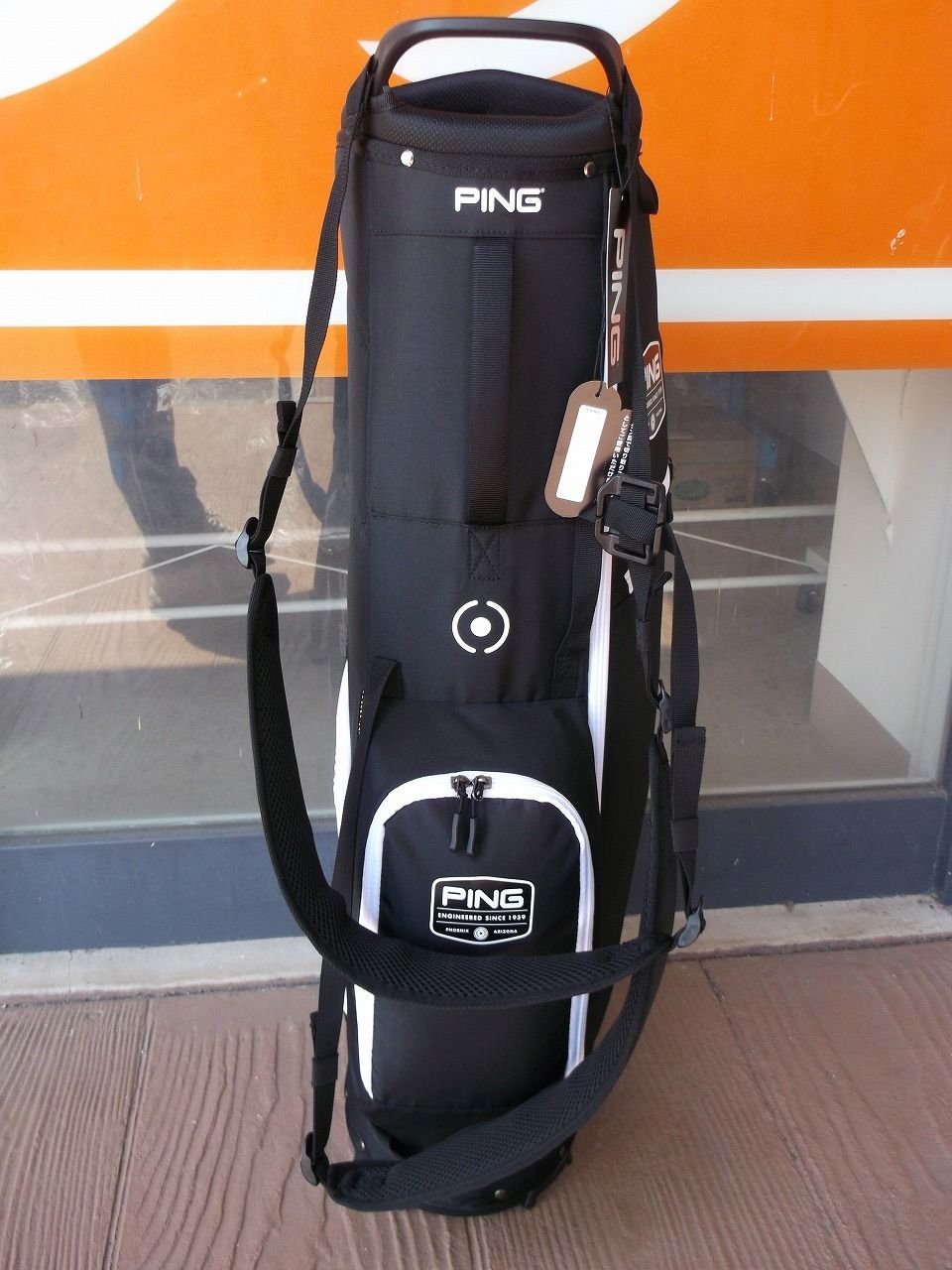 【新品未使用】最高級 ホンマ 会津絵 カート式 キャディバッグ ホワイト 新品未使用】最高級 ホンマ 会津絵 カート式 キャディバッグ ホワイト