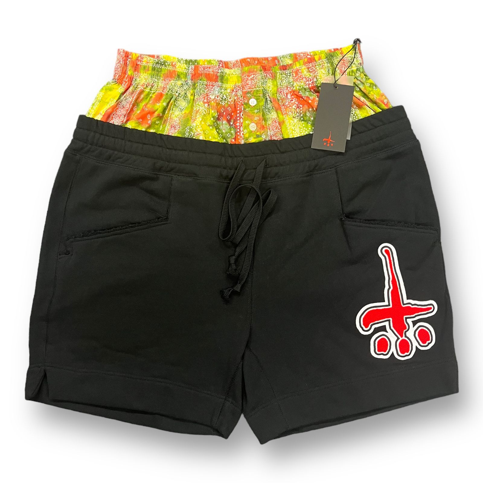 定価41800円 CVTVLIST Cross double shorts ダブルレイヤード スウェット イージーショーツ カタリスト  2201060402 2 53983A - メルカリ