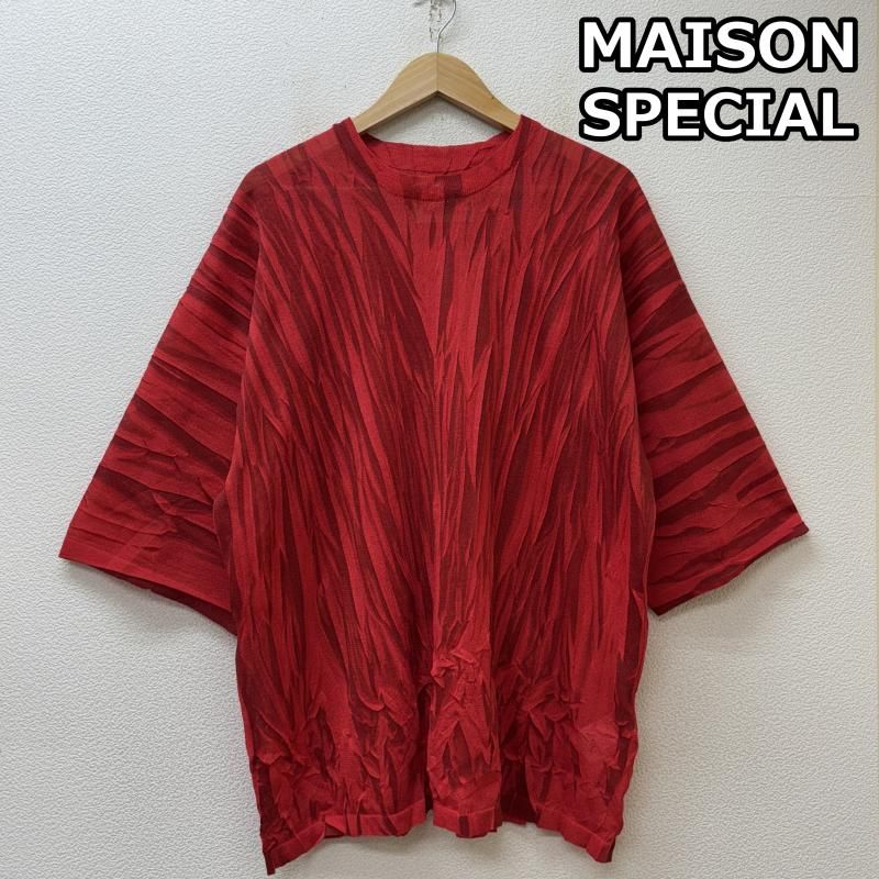 メゾンスペシャル 半袖ニット UNISEX》Prime-Over Mesh Short Sleeve Skipper Knit Pullover