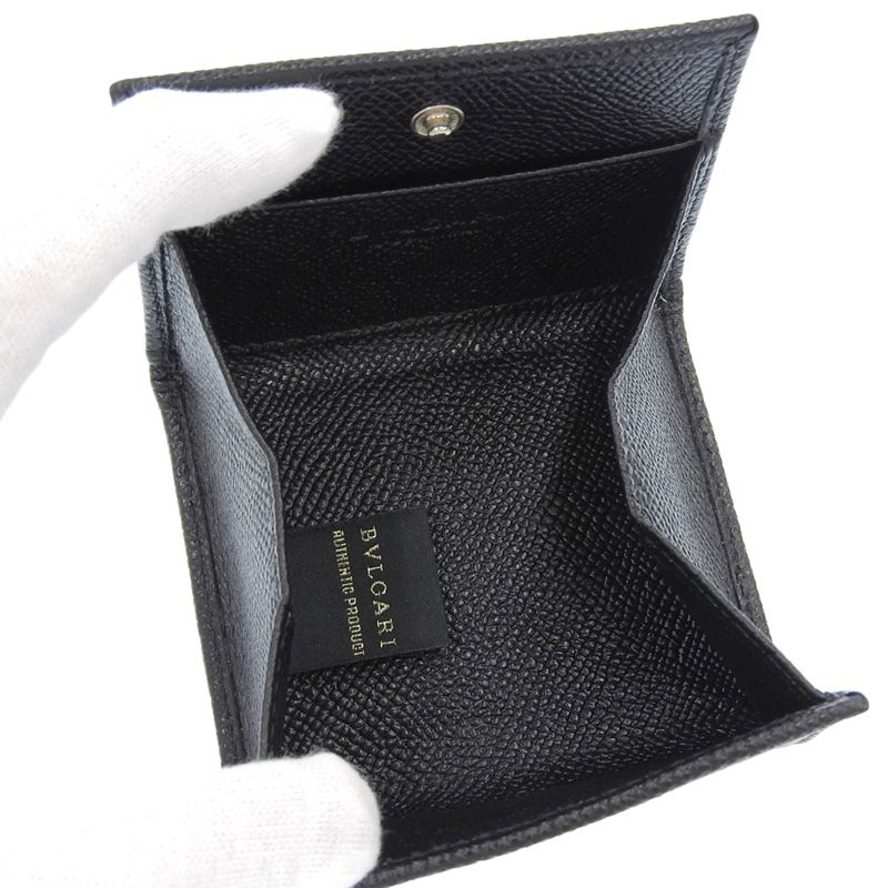 美品。BVLGARI ブルガリ ケース 小銭入れ レザー ブラック 楽天市場】＼2000円OFFクーポン+さらに9倍／ ブルガリ コイン