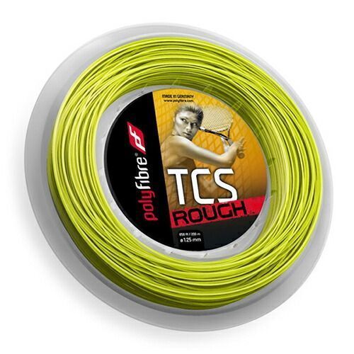 たん　200ｍロールガット ポリファイバー TCS ラフ(125mm／1.30mm)200Mロール 硬式テニスガット
