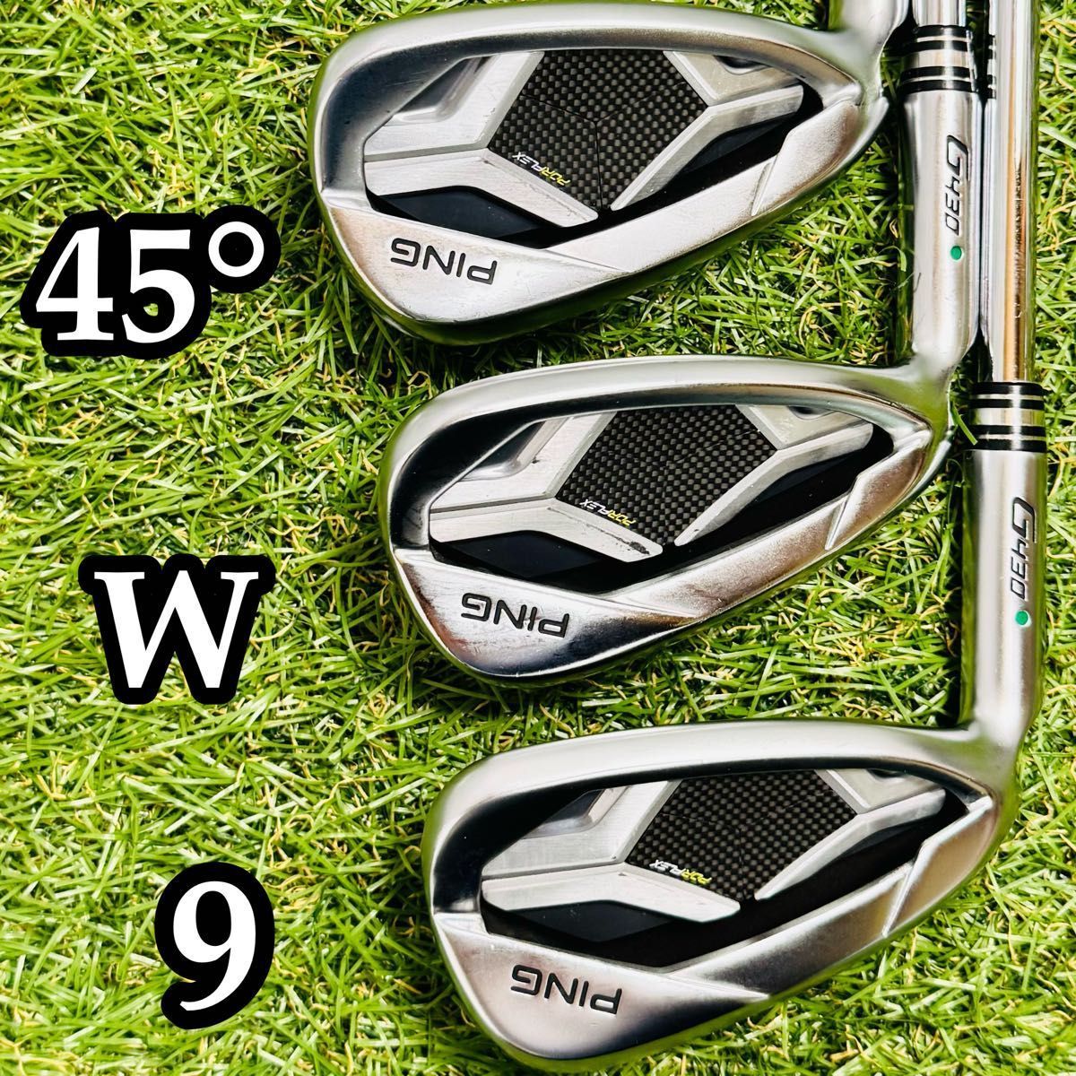 【レフティ】初心者推奨 ピン G430 緑ドット メンズアイアンセット 6本 S レフティ】初心者推奨 ピン G430 緑ドット メンズアイアンセット 6本 S